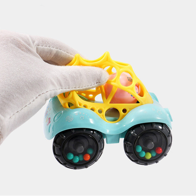 Bobo Car Baby Bell Grip Soft Toy Baby Teether Hand Catch Ball