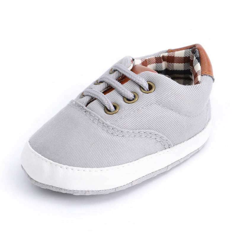 Casual Lace-Up Soft-Soled Baby Toddler Shoes