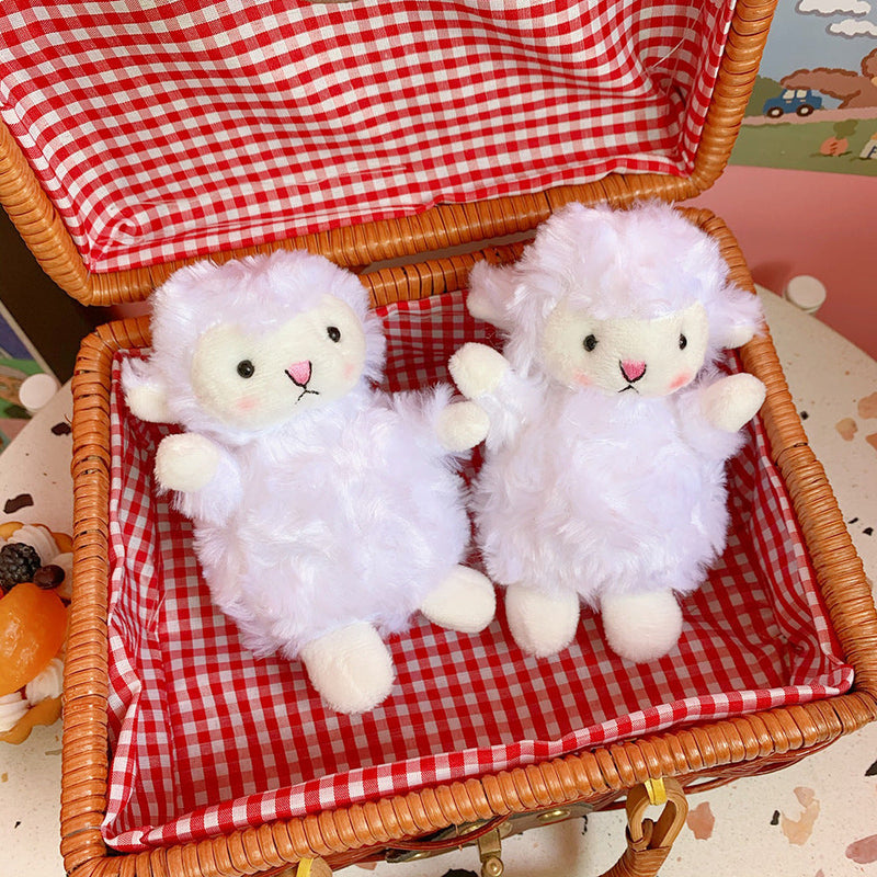 Cute Girl Cute Pendant Plush Doll Lamb Doll Doll Bag Pendant Soft Cute Accessories Keychain