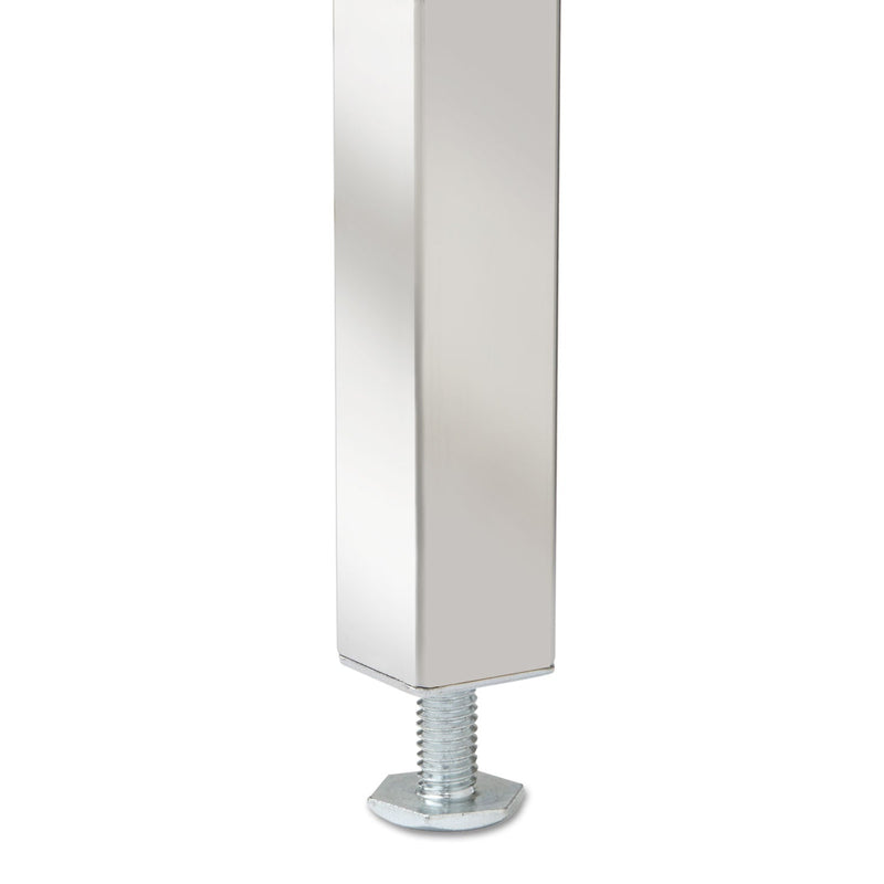 Alera Double Pedestal Steel Desk, 60" x 30" x 29.5", Cherry/Putty