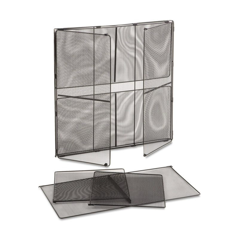 Safco Onyx Mesh Cube, 28.5w x 14.5d x 28.5h, Black