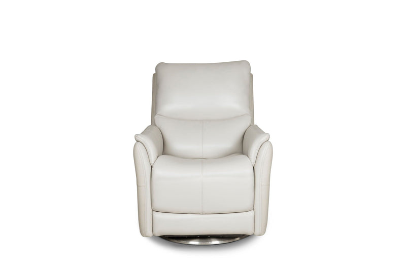 Salem - Swivel Recliner With Power Recline, Power Headrest, Power Lumbar, Layflat, 3" Footrest Extension