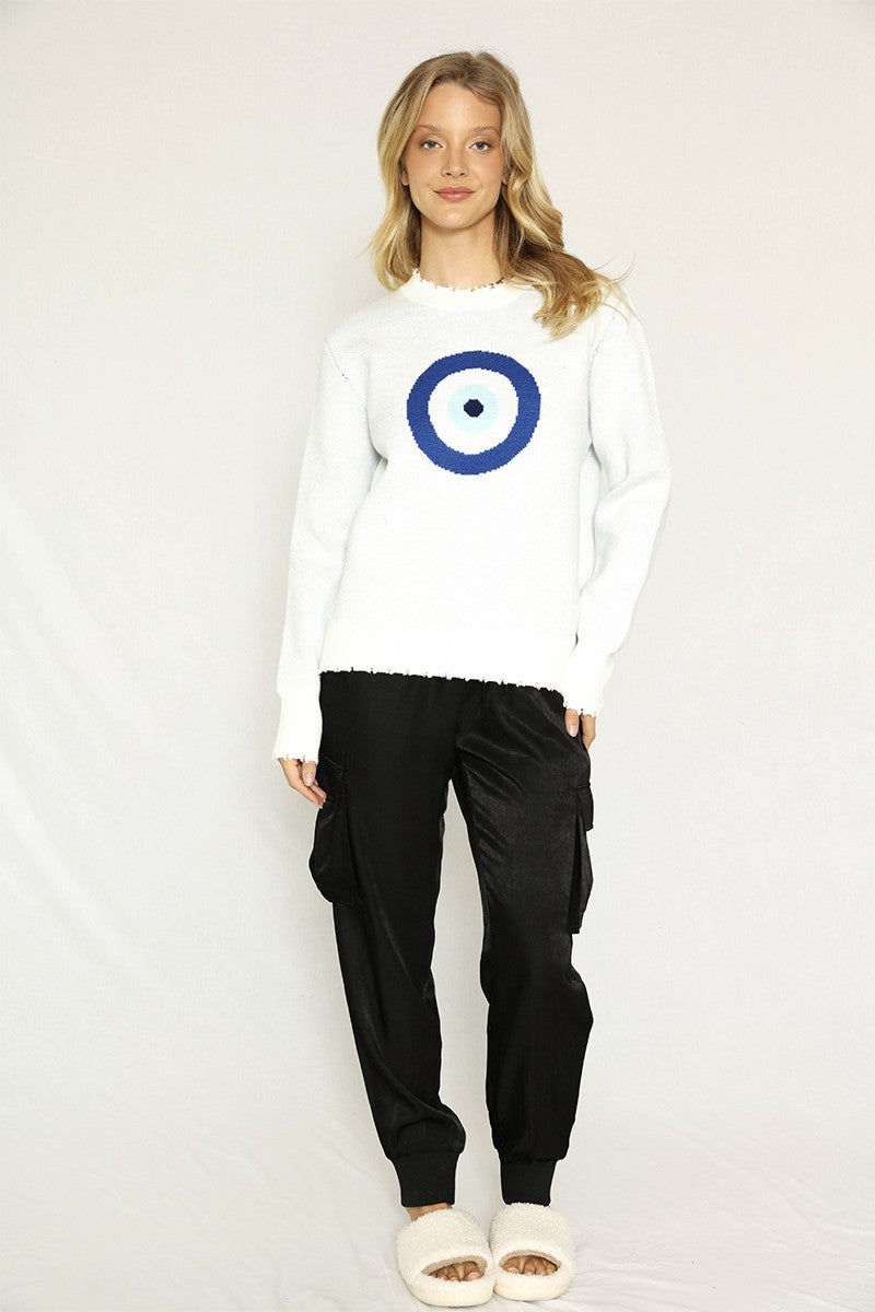 Evil Eye Knit Sweater