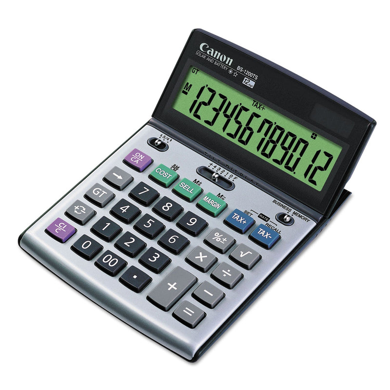 Canon BS-1200TS Desktop Calculator, 12-Digit LCD