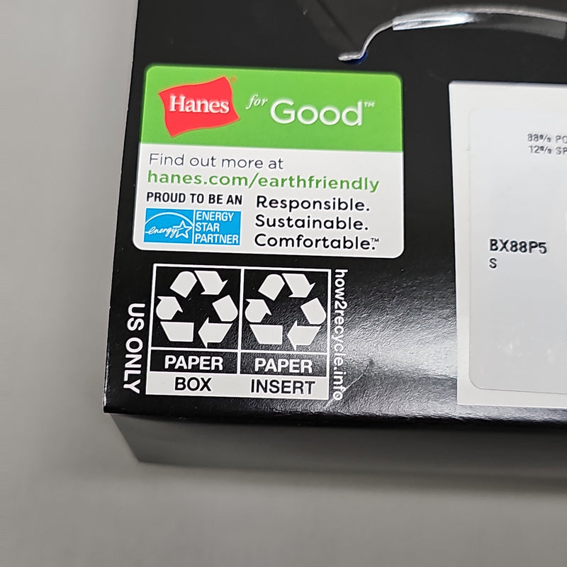 HANES Boxer Briefs 5-Pack Boy's Mesh Stretch X-Temp Size S 6/8 BX88P5 (New)