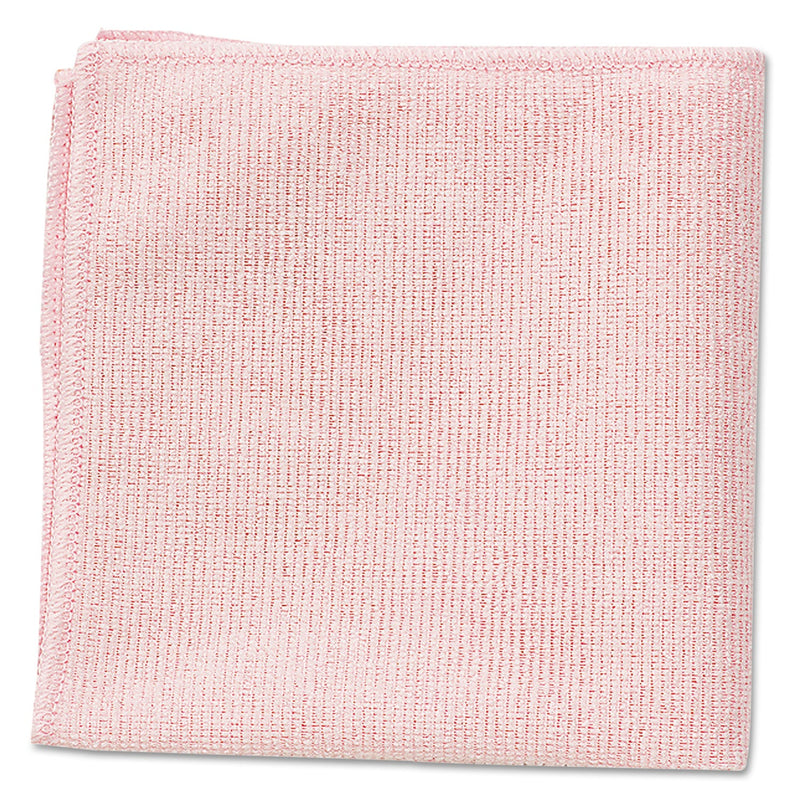 Rubbermaid Microfiber Cleaning Cloths, 16 x 16, Pink, 24/Pack