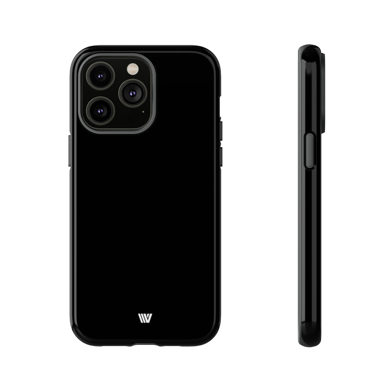 JET BLACK | Tough Phone Case