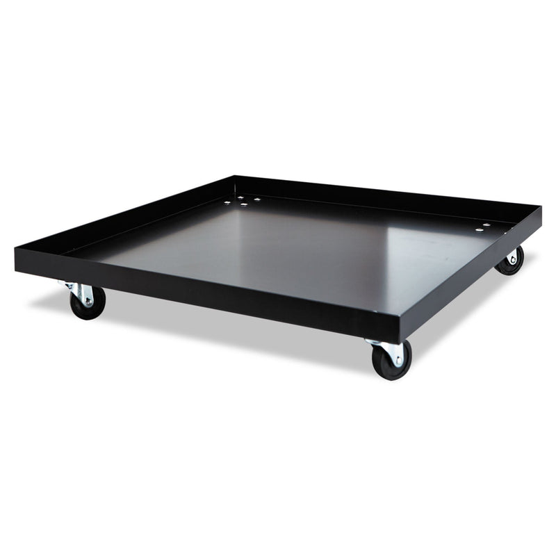 Alera Stacking Chair Dolly, Metal, 320 lb Capacity, 22.44" x 22.44" x 3.93", Black