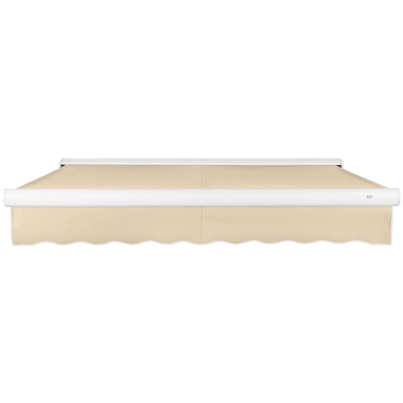 [16x10FT] Awntech Key West Premium Electric Outdoor Motorized Retractable Awning [FCL16/FCR16-SBY] (SAK81742)