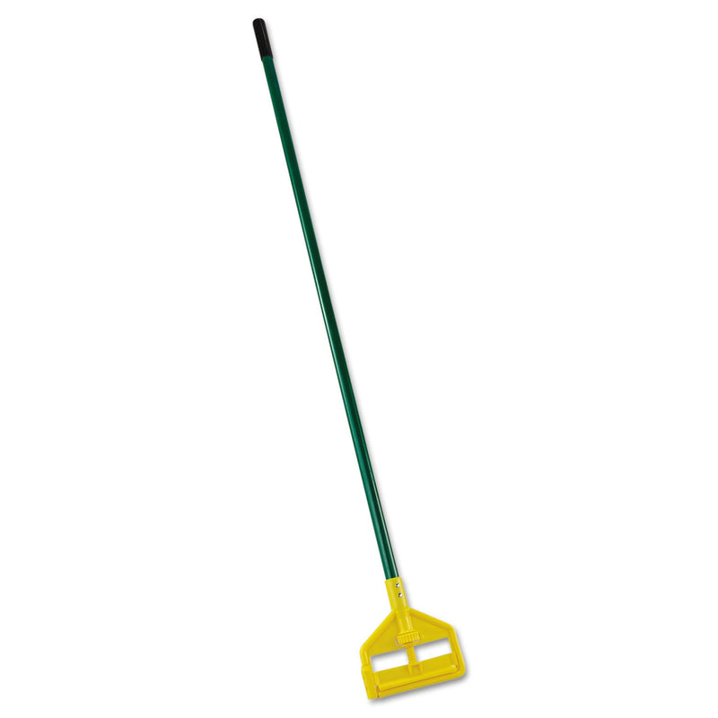 Rubbermaid Invader Side-Gate Wet-Mop Handle, 60", Green, Fiberglass