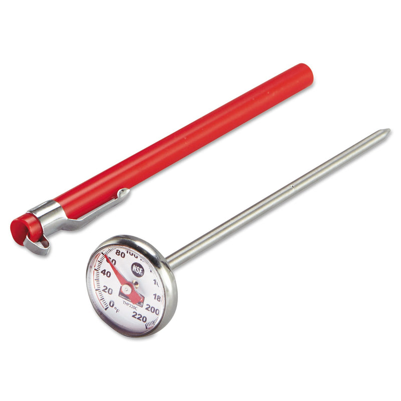 Rubbermaid Industrial-Grade Analog Pocket Thermometer, 0F to 220F