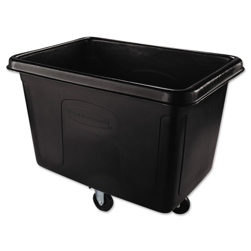 Rubbermaid Cube Truck, Rectangular, 500 lb Capacity, Black