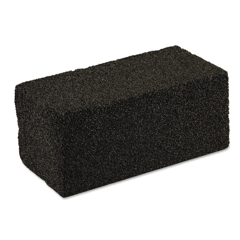 Scotch-Brite Grill Brick, 3.5 x 4 x 8, Charcoal,12/Carton