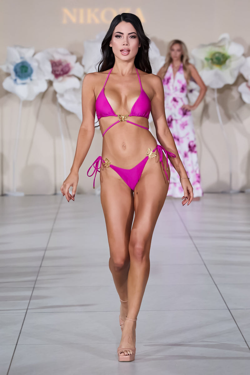 Mariposa Top in black-shimmer