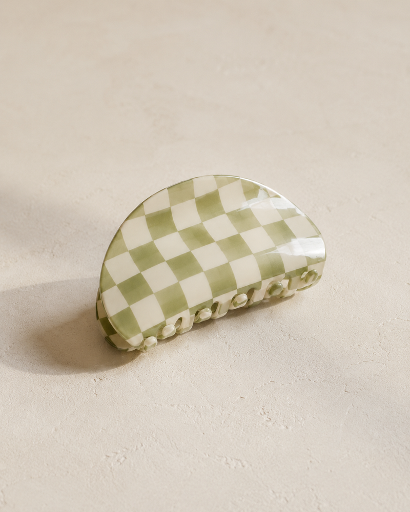 Checkered Hair Clip