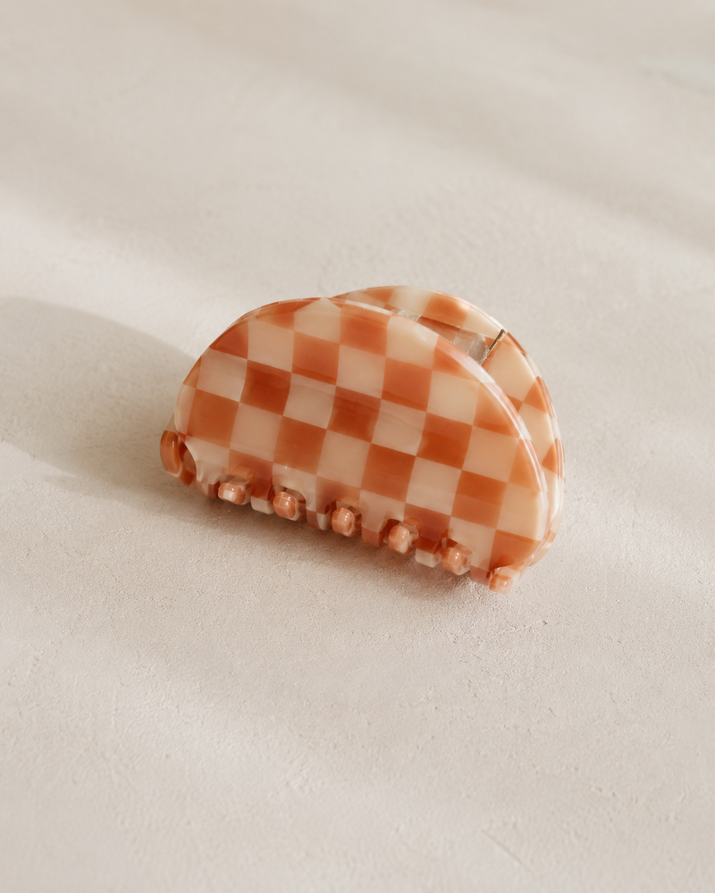 Checkered Hair Clip