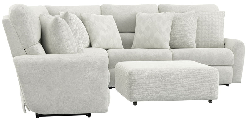 Majesty - Deep Seating Power Reclining Sectional And Ottoman