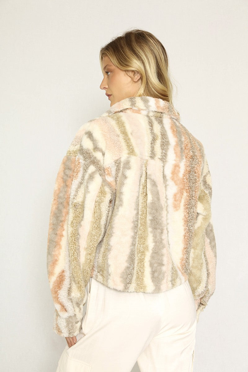 Marble Sherpa jacket