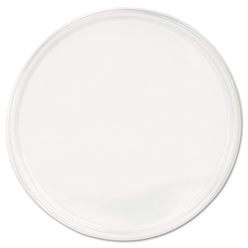 Fabri-Kal PolyPro Microwavable Deli Container Lids, Clear, Plastic, 500/Carton