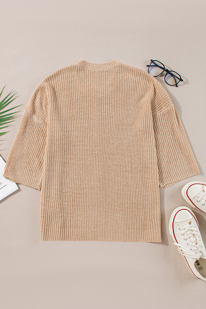 Aria 3 4 Sleeve Sweater