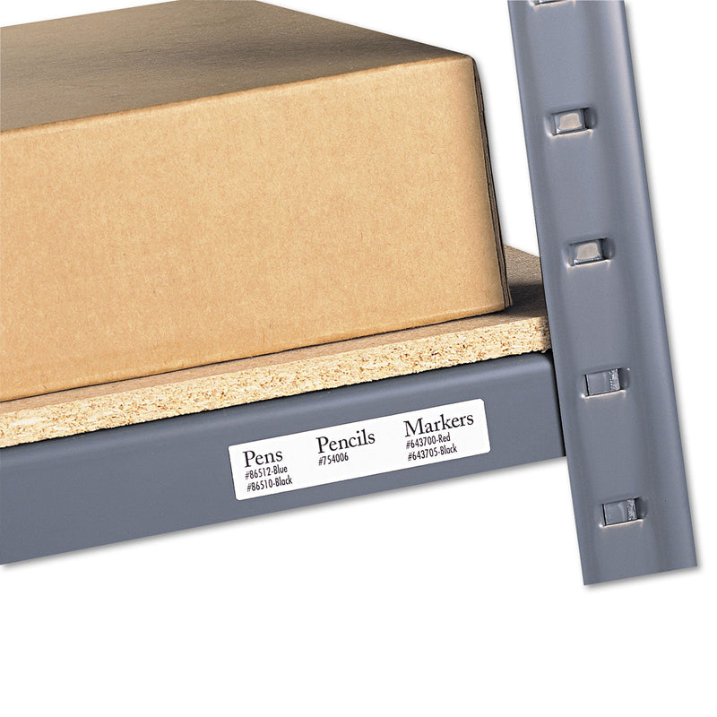 Avery Durable Permanent ID Labels with TrueBlock Technology, Laser Printers, 0.63 x 3, White, 32/Sheet, 50 Sheets/Pack
