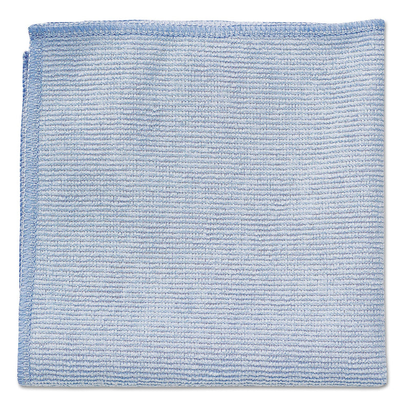 Rubbermaid Microfiber Cleaning Cloths, 12 x 12, Blue, 24/Pack