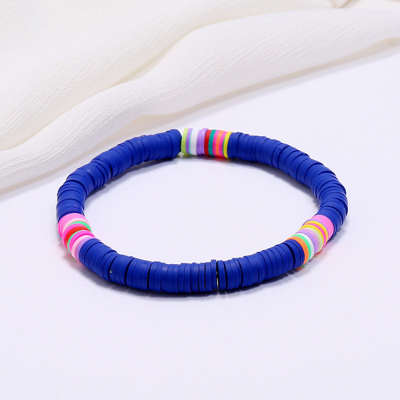 Bohemian Colorful Clay Bracelets