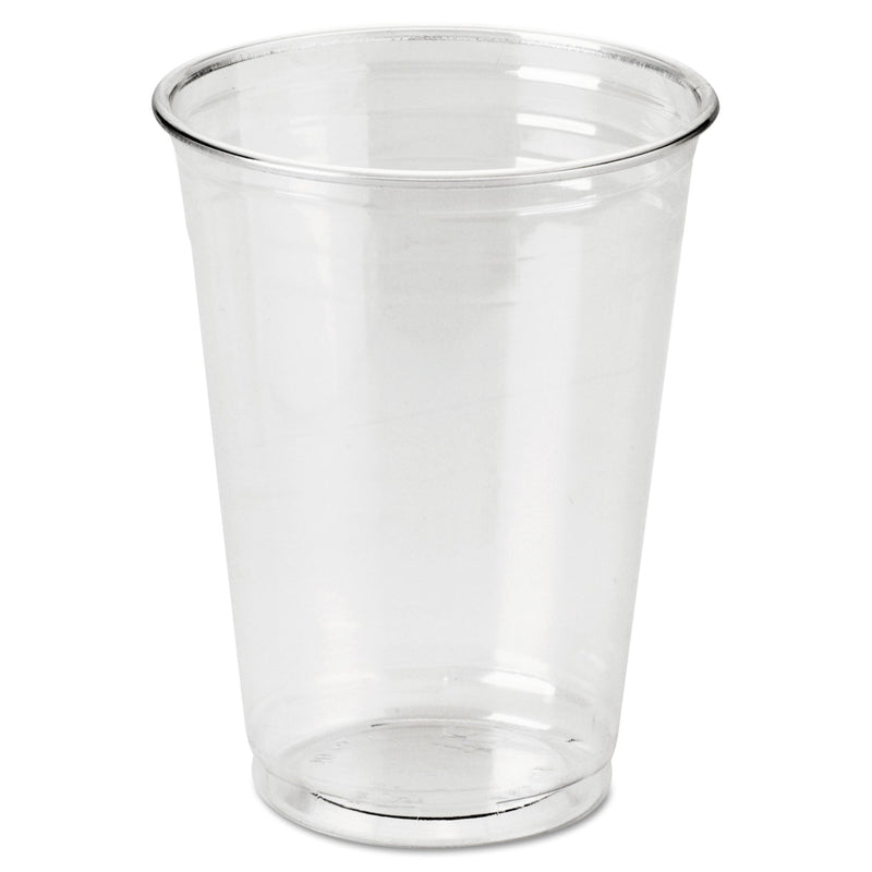 Dixie Clear Plastic PETE Cups, 10 oz, WiseSize, 25/Pack, 20 Packs/Carton