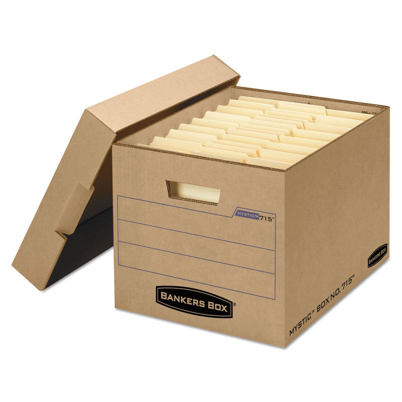 Bankers Box Filing Box, Letter/Legal Files, 13" x 16.25" x 12", Kraft, 25/Carton