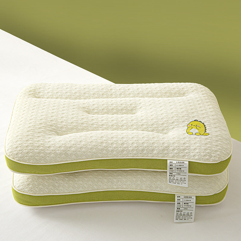 Cartoon Children’s Pillow – Cervical Support Sleep Cushion for Kids