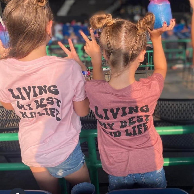 Living My Best Kid Life (w/ Melty Lightning Eyes) - Child Tee