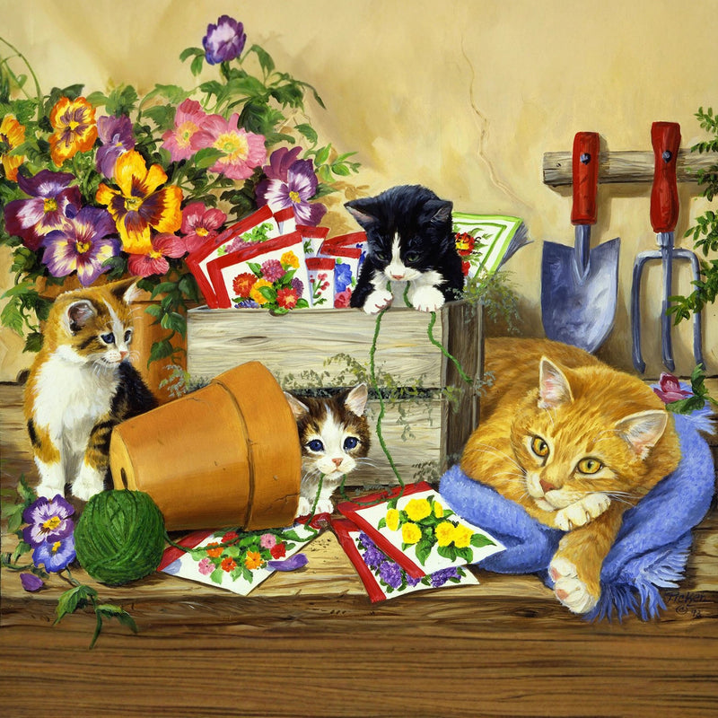 Oil Painting Animal Children's Toy Puzzle