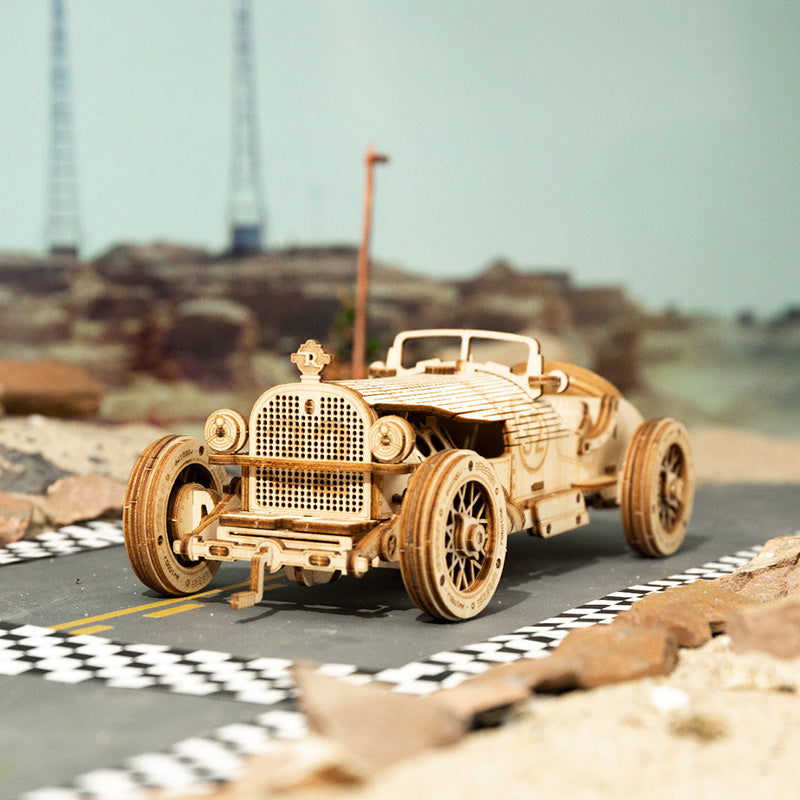 Robotime 3D Wooden Puzzle Prime Steam Express Model DIY Kit Puzzle Toy