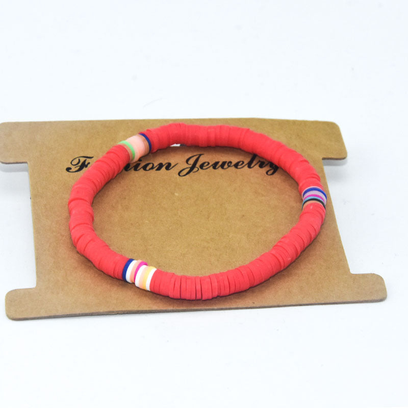 Color Soft Pottery Bracelet