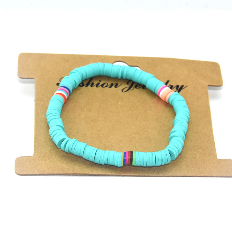 Color Soft Pottery Bracelet