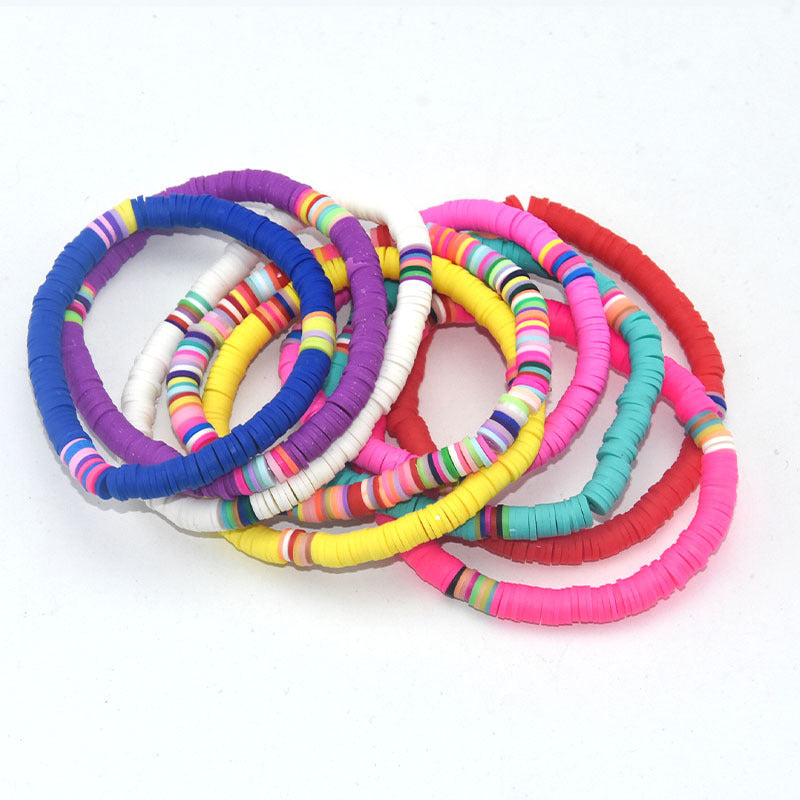 Color Soft Pottery Bracelet