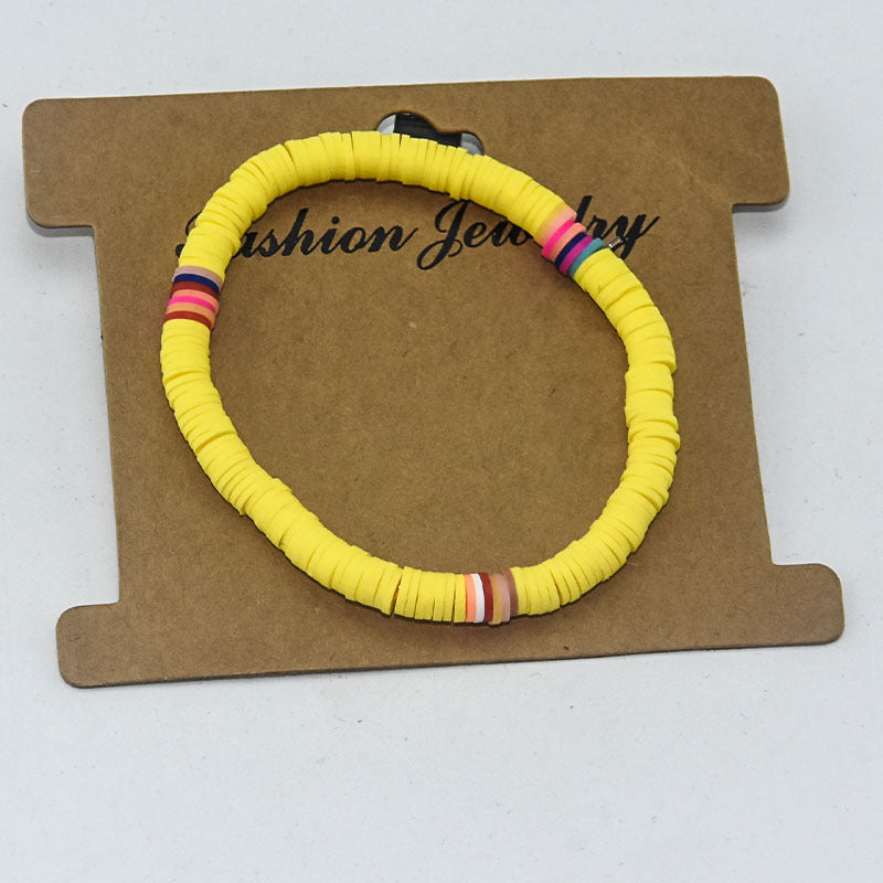 Color Soft Pottery Bracelet