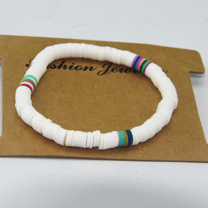 Color Soft Pottery Bracelet