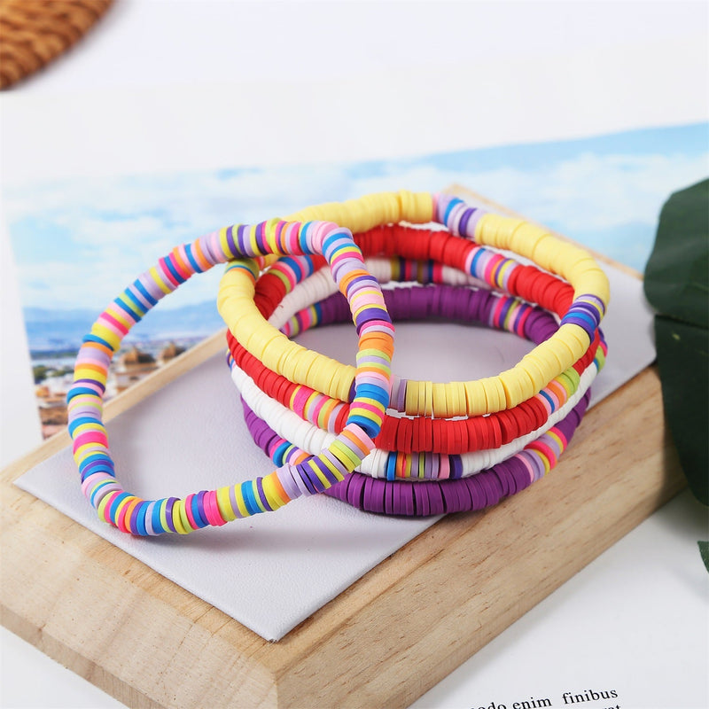 Elastic Soft Clay Bracelets