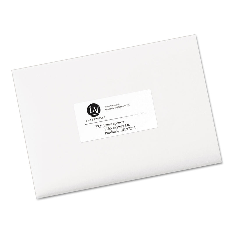Avery EcoFriendly Mailing Labels, Inkjet/Laser Printers, 2 x 4, White, 10/Sheet, 25 Sheets/Pack