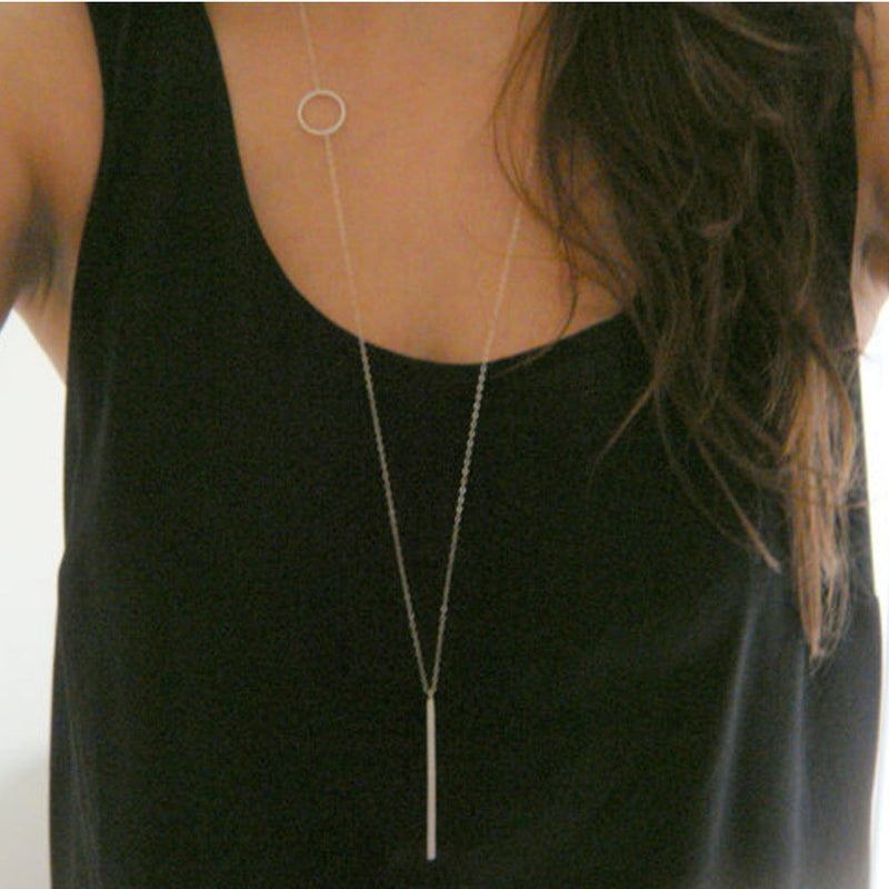 Long bar Necklace