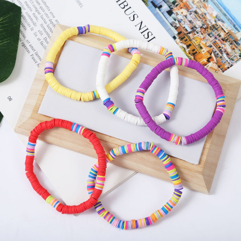 Elastic Soft Clay Bracelets