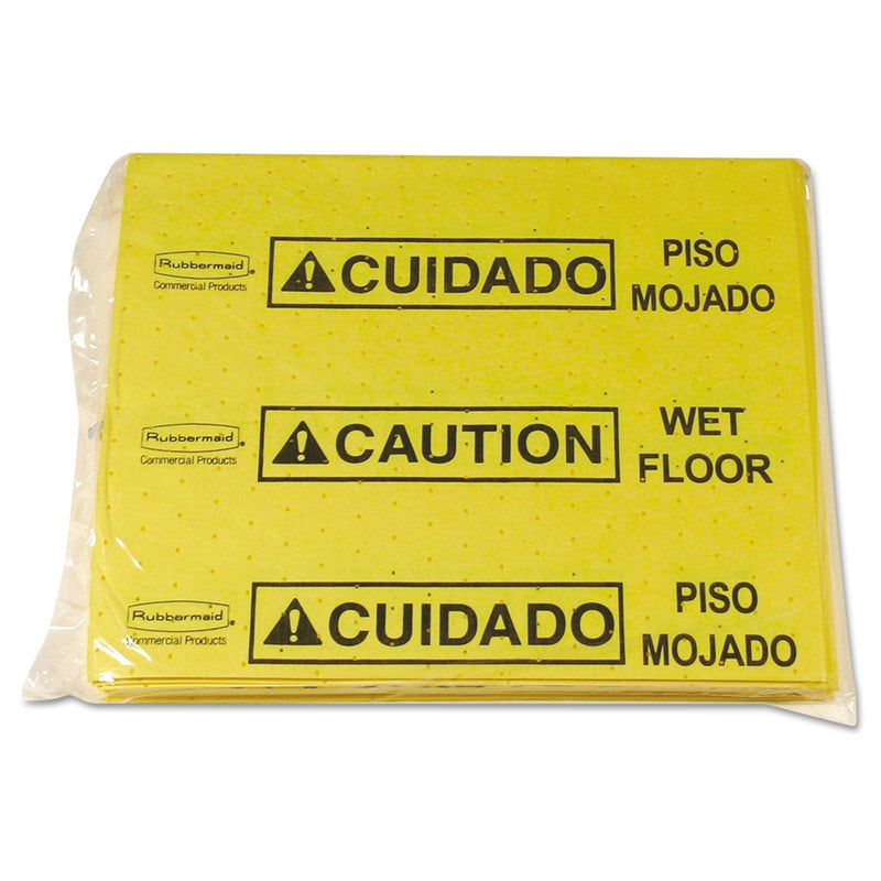 Rubbermaid Over-The-Spill Pad Tablet, 12 oz, 14 x 16.5, 25/Pack
