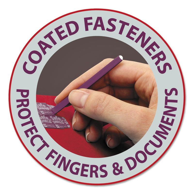 Smead 6-Section Pressboard Top Tab Pocket-Style Classification Folders with SafeSHIELD Fasteners, 2 Dividers, Letter, Red, 10/Box