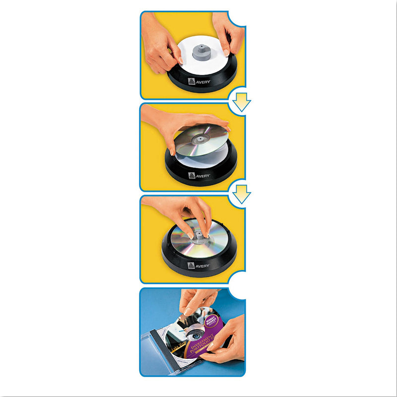 Avery Inkjet DVD Labels, Matte White, 20/Pack