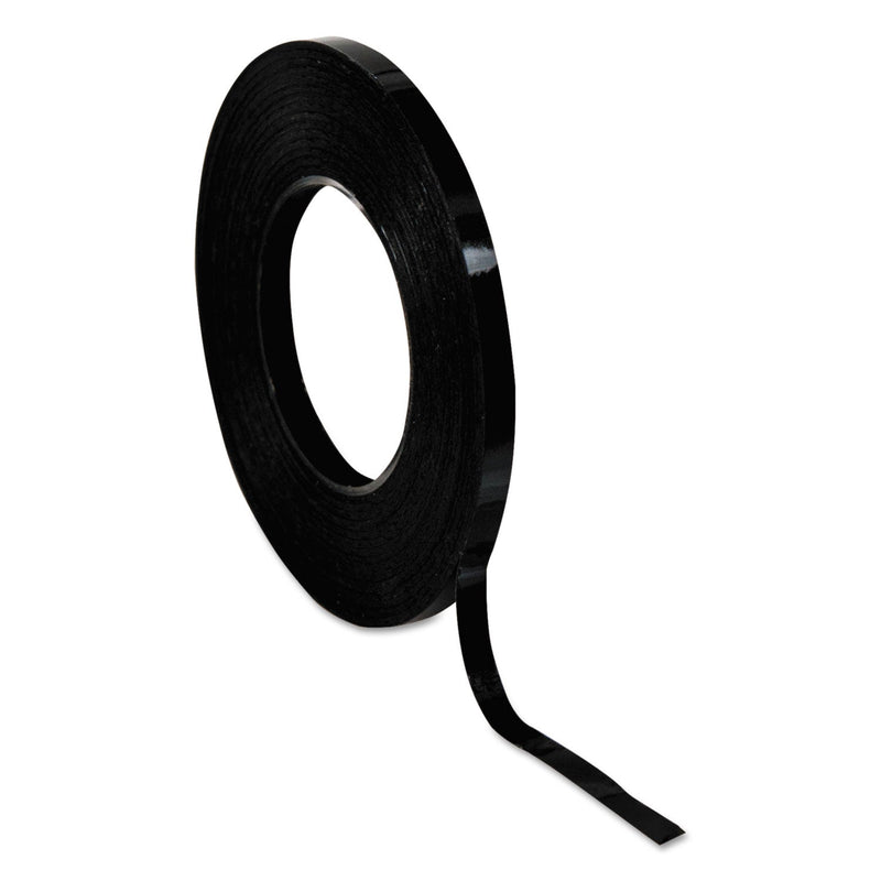 Chartpak Graphic Chart Tapes, 1" Core, 0.13" x 27 ft, Gloss Black