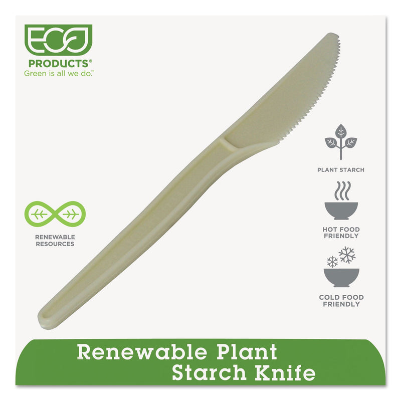 Eco-Products Plant Starch Knife - 7", 50/Pack
