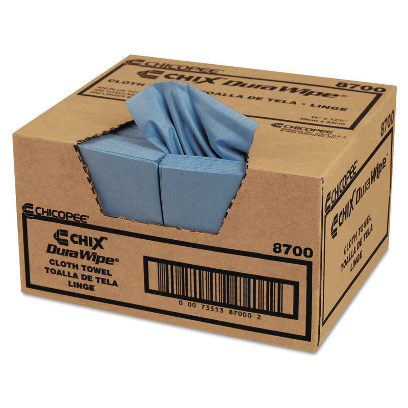 Chicopee VeraClean Critical Cleaning Wipes, Smooth Texture, 1/4 Fold, 12 x 13, Blue, 400/Carton