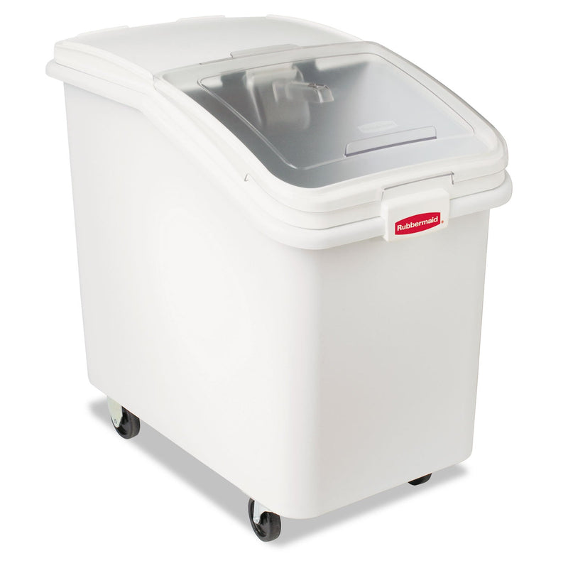 Rubbermaid ProSave Mobile Ingredient Bin, 30.86 gal, 18 x 29.75 x 28, White, Plastic