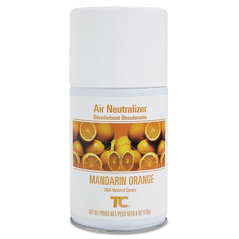 Rubbermaid TC Standard Aerosol Refill, Mandarin Orange, 6 oz Aerosol Spray, 12/Carton